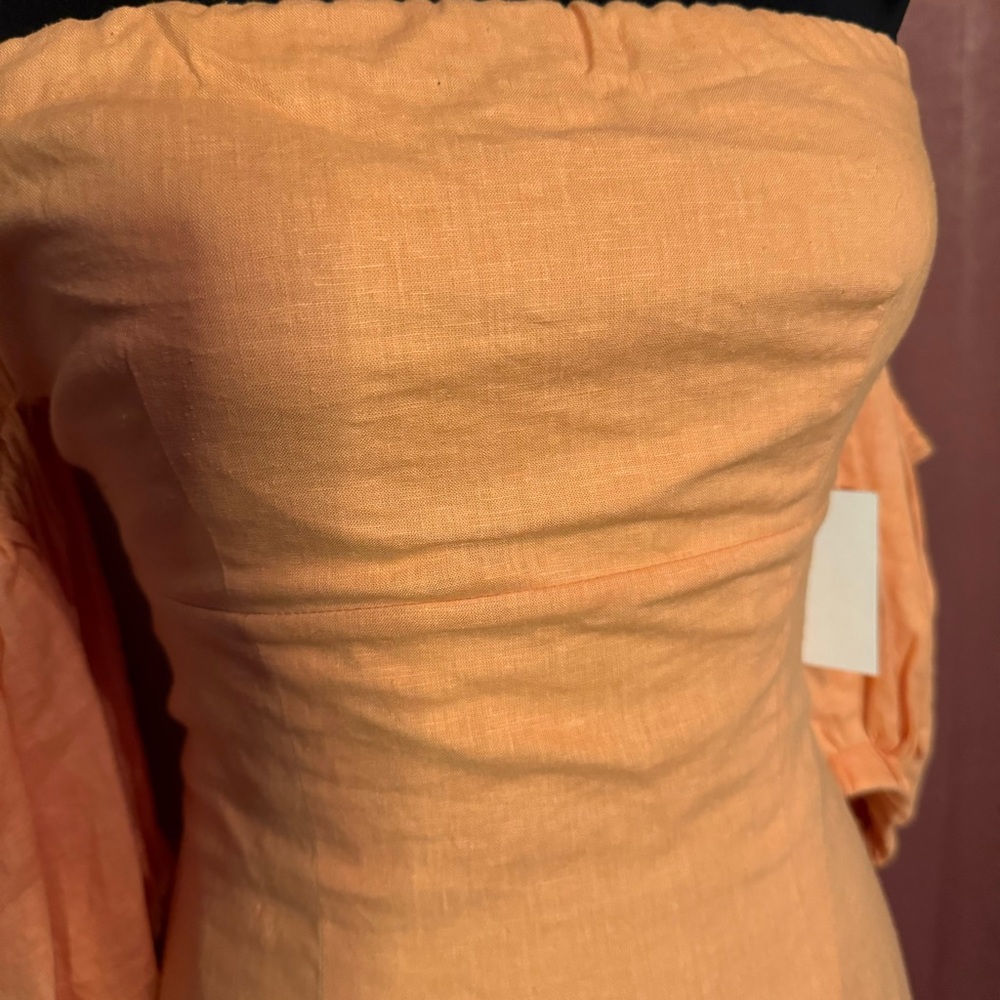 Strapless cold shoulder mini dress by Forever 21 SZ small. NWT - Picture 5 of 7